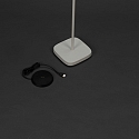 battery floor lamp NICE square, with USB connection, CCT Switch, with touch dimmer IP54, rust dimmable