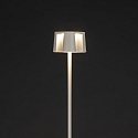 battery floor lamp NICE square, with USB connection, CCT Switch, with touch dimmer IP54, rust dimmable