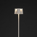 battery floor lamp NICE square, with USB connection, CCT Switch, with touch dimmer IP54, rust dimmable