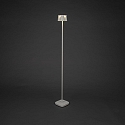 battery floor lamp NICE square, with USB connection, CCT Switch, with touch dimmer IP54, rust dimmable