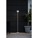 battery floor lamp NICE square, with USB connection, CCT Switch, with touch dimmer IP54, rust dimmable