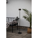 Konstsmide Outdoor LED Akku-Stehleuchte NICE, IP54, 2700 / 3000K, mit USB-Ladestation, dimmbar innen / auen, Aluminium, schwarz