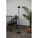 Konstsmide Outdoor LED Akku-Stehleuchte NICE, IP54, 2700 / 3000K, mit USB-Ladestation, dimmbar innen / auen, Aluminium, schwarz