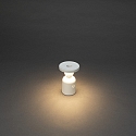 Konstsmide LED Akku-Tischleuchte & Kerzenhalter NANTES, IP54, 2200 / 2700K, mit Touch-Dimmer, wei