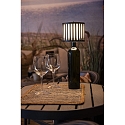 Konstsmide Outdoor LED Akku-Tischleuchte BOTTLE, IP54, 2200 / 2700K, vom Fu abnehmbar, dimmbar, schwarz