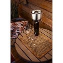 Konstsmide Outdoor LED Akku-Tischleuchte BOTTLE, IP54, 2200 / 2700K, vom Fu abnehmbar, dimmbar, schwarz