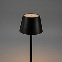 Konstsmide battery floor lamp POMEZIA MEDIUM USB IP54, black dimmable