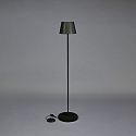 Konstsmide battery floor lamp POMEZIA MEDIUM USB IP54, black dimmable