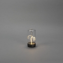 Konstsmide Lampe de table  accu EDISON XS USB IP54, anthrazit gradable