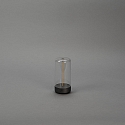 Konstsmide Lampe de table  accu EDISON XS USB IP54, anthrazit gradable