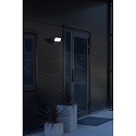 Konstsmide Applique da esterno SMARTLIGHT WIDE con rilevatore di movimento, con camera IP54, nero dimmerabile