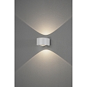 Konstsmide wall luminaire GELA up / down IP54, white 