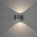 Konstsmide wall luminaire GELA up / down IP54, dark grey 