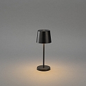 Konstsmide Lampe de table  accu VENCE MINI USB IP54, noir gradable