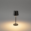 Konstsmide Lampe de table  accu VENCE MINI USB IP54, noir gradable