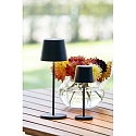 Konstsmide Lampe de table  accu VENCE MINI USB IP54, noir gradable