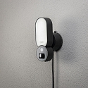 Applique da esterno SMARTLIGHT 12V con camera IP54, nero dimmerabile