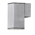 Außen-Wandleuchte MONZA, GU10 max. 35W, Aluminium eloxiert / Klarglas