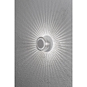 HighPower Effekt-LED Außen-Wandleuchte MONZA, Ø 15cm, IP54, 5W 3000K 335lm, Massiv-Aluminium