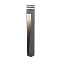 Konstsmide Outdoor HighPower LED path luminaire MASSA, Down/Side, angular, IP54, 8W 3000K 800lm, anthracite aluminium / clear acrylic Konstsmide Outdoor HighPower LED path luminaire MASSA, Down/Side, angular, IP54, 8W 3000K 800lm, anthracite aluminium / clear acrylic