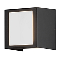 LED outdoor wall luminaire CREMONA, 2 sides adjustable 0°-90°, 3W 3000K 250lm, anthracite aluminium / frosted acrylic