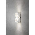 Luminaire mural d'extrieur POTENZA haut bas, grand GU10 IP54, transparent, blanche