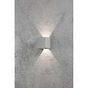 HighPower LED outdoor wall luminaire CREMONA, 3W 3000K 460lm, grey aluminium / clear acrylic, adjustable light outlet
