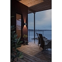 Konstsmide HighPower LED outdoor wall luminaire CREMONA, 3W 3000K 460lm, grey aluminium / clear acrylic, adjustable light outlet Konstsmide HighPower LED outdoor wall luminaire CREMONA, 3W 3000K 460lm, grey aluminium / clear acrylic, adjustable light outlet