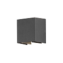 Konstsmide HighPower LED outdoor wall luminaire CREMONA, 3W 3000K 460lm, anthracite aluminium / clear acrylic, adjustable light outlet Konstsmide HighPower LED outdoor wall luminaire CREMONA, 3W 3000K 460lm, anthracite aluminium / clear acrylic, adjustable light outlet