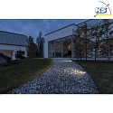 Konstsmide Projecteur encastré GROUND 2 voies, version pour montage encastré IP65, argent, transparent 