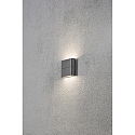 HighPower LED Auen-Wandleuchte CHIERI SLIM, Up/Down, 2x3W 3000K 450lm, Anthrazit, Aluminium / Acrylglas opal