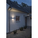 Konstsmide HighPower LED Auen-Wandleuchte CHIERI SLIM, Up/Down, 2x3W 3000K 450lm, Anthrazit, Aluminium / Acrylglas opal