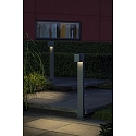Konstsmide LED path luminaire CREMONA, adjustable light beam 0°-90, 8W 3000K 600lm, clear acrylic glass / anthracite Konstsmide LED path luminaire CREMONA, adjustable light beam 0°-90, 8W 3000K 600lm, clear acrylic glass / anthracite
