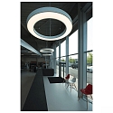 SLV LED Pendant luminaire MEDO RING 90 LED, 58W, 105, 3000K, white