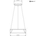 Deko-Light Luci a sospesione SCULPTORIS 45 IP20, latteo, bianco opaco dimmerabile