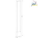 Deko-Light LED Outdoor Stehleuchte CATA VI, IP54, Höhe 100cm, 4W 3000K 170lm 120°, Alu Druckguss, Anthrazit
