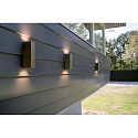 Lutec outdoor wall luminaire LUCA UP&DOWN 2 flames IP44, stainless steel