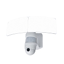 Lutec LED HD-Kameraleuchte LIBRA, IP44, 2-fach, mit Sensor, 36W 2700-6500K 3400lm, Bluetooth MESH + WiFi, dimmbar, wei