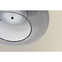 LEDS C4 Luci a sospesione PLAT RECESSED (DALI-2) con paralume, CCT Switch, regolabile, con diffusore IP20, nero dimmerabile