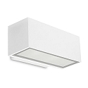 Applique da esterno AFRODITA LED DOUBLE EMISSION - 22CM su / gi, commutabile IP66, Bianco 