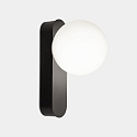 LEDS C4 Luminaire de miroir PERLINA WALL IP commutable IP44, noir 
