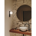 LEDS C4 Luminaire de miroir PERLINA WALL IP commutable IP44, noir 