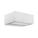 LED Auenwandleuchte NEMESIS, IP65 IK06, Up/Down, 7x17cm, 10.5W 2700/3200/4000K (CCT) 2x89, schaltbar, wei