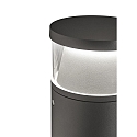 bollard lamp DAN cylindrical, long, CCT Switch, adjustable IP66, anthracite