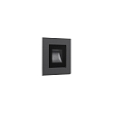 Zubehr fr Outdoor LED Wandeinbau-Leuchte CLICK - Aufsatz-Rahmen / Blende, 8x8cm, Aluminium
