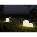 LEDS C4 Paralume CISNE 38CM meccanico, a forma di balla, senza base, rustico, grigio pietra