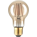Ampoule  filament forme standard A60 GOLD commutable A60 clair E27 4,5W 380lm 1800K 320 CRI 80-89 