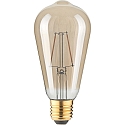 Ampoule Edison forme d'ampoule ST64 GOLD commutable ST64 clair E27 2,5W 180lm 1800K 320 CRI 80-89 