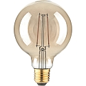 Globe de filament d'ampoule G95 GOLD commutable G95 clair E27 2,5W 200lm 1800K 320 CRI 80-89 