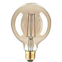 Globe de filament d'ampoule G125 GOLD commutable G125 clair E27 2,5W 200lm 1800K 320 CRI 80-89 
